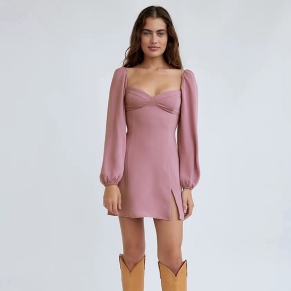 WILFRED NOVELLA DRESS   SOFT ORCHID - Picture 1 of 5